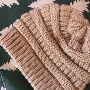 Cozy Knit Sweater - Tan